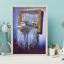 5D Diamond Painting Boat Partial Special Shape Drill DIY Crafts Mosaic Pictur