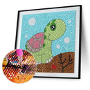 DIY Diamond Painting Full Round Crystal Drill Animal Decor for Kids (DX058)