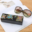 DIY Butterfly Diamond Painting Leather Eye Glasses Box Sunglasses Holder Newly