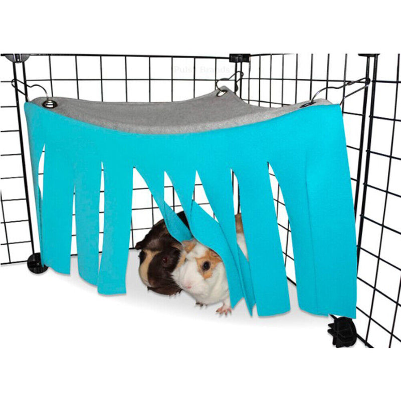 Hidden in the House Beds Hiding Tent Cage for Hamster Guinea Pig (Blue) Newly