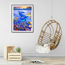 5D DIY Diamond Painting Kits Underwater World Full Round Drill Wall Decor Art