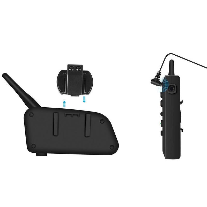 EJEAS Motorcycle Helmet Intercom Headsets Bluetooth-compatible Interphone