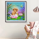 5D DIY Diamond Painting Mouse Dragonfly Full Round Drill Embroidery Craft Newly