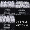 Nails Square Trapezoid Coloured Glaze Design False Tips Stiletto Press on Nails