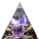 Orgone Pyramid Crystal Amethyst Peridot Healing Stone Energy EMF Protect Tools