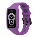 Strap for Huawei Honor Band 6 Pro Silicone Wristband Replacement (Purple)