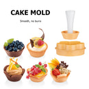 Non-stick Egg Tart Shells Mold Kitchen Smooth Rapid Prototyping Cupcake Mol