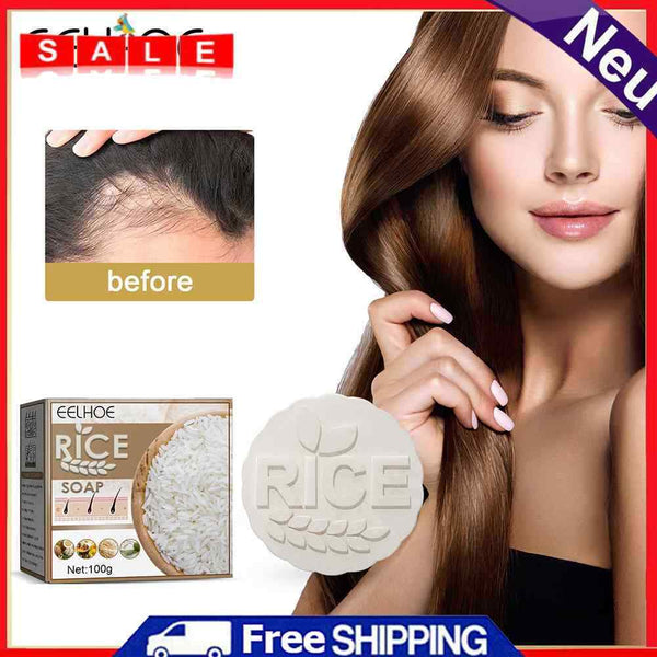 100g Hair Soap Non-Irritating Shampoo Soap Gentle Nourishing for All Hair Types