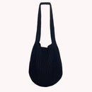 Retro Knitted Women Tote Bag Large Capacity Travel Shoulder Shopping Handbags