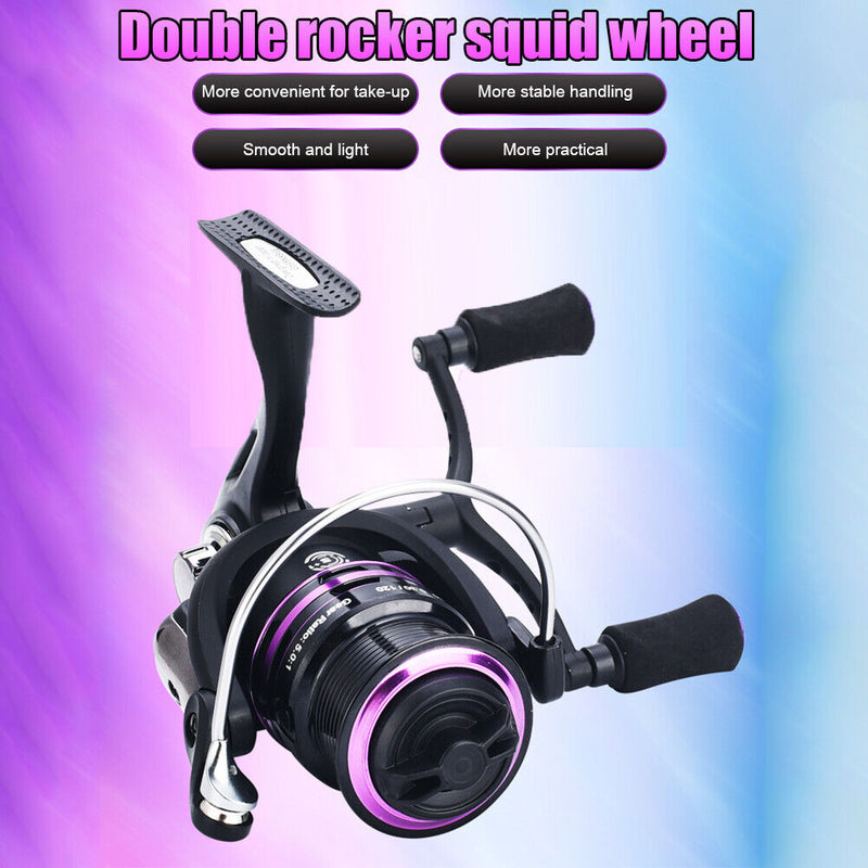 #A 5.0/1 Speed Ratio Baitcasting Fishing Reel Metal Spinning Wheel Fishing Tackl