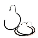 for Ties Non-Slip Non-Snag Belt Hanger Scarf Ring Hangers Belt Rack Metal