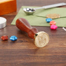Retro Envelope Sealing Wax Copper Stamp for Art Decor Customs Supply (F289)