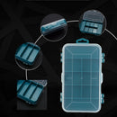 13 Grid Clear Instrument Box Both Sided Plastic ToolBox Organizer B
