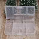 Coin Transparent Plastic Candy cases Jewelry Organizer Pill Case Storage Box