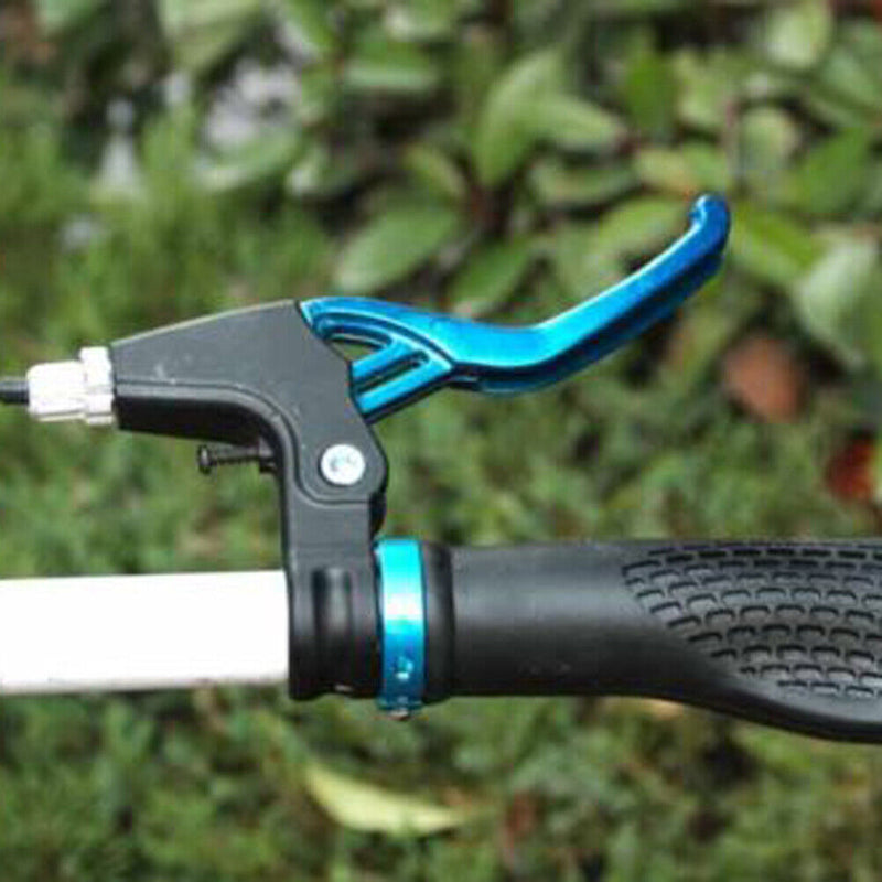 Lightweight ALLOY Brake Levers 2-finger Bike Bicycle BMX blue