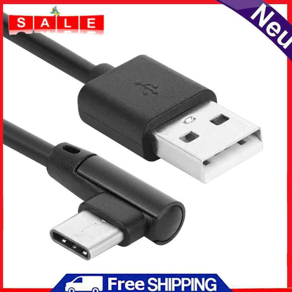 1.5m 90 Degree Right Angle USB Type-C Charging Cable Cord Fit for Nintendo Switch