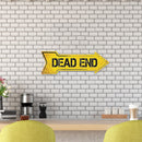 Arrow DEAD END Retro Metal Plate Tin Sign Poster Plate Home Decor Iron Painting