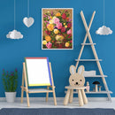 5D Diamond Painting Flowers in Vase Full Round Drill Rhinestone DIY Wall Crafts