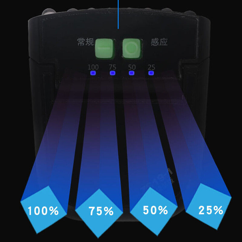 LED Headlamp Waterproof Sensor Camping Fishing Clip Cap Headlight (Black) Newly