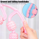 Trigger Point Relieve Muscle Roller Calf Leg Arm Pilates Massager (Pink)