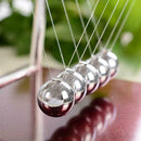 Newton's Cradle Metal Pendulum Ball Science Desk Table Decor Balance Steel P5E8