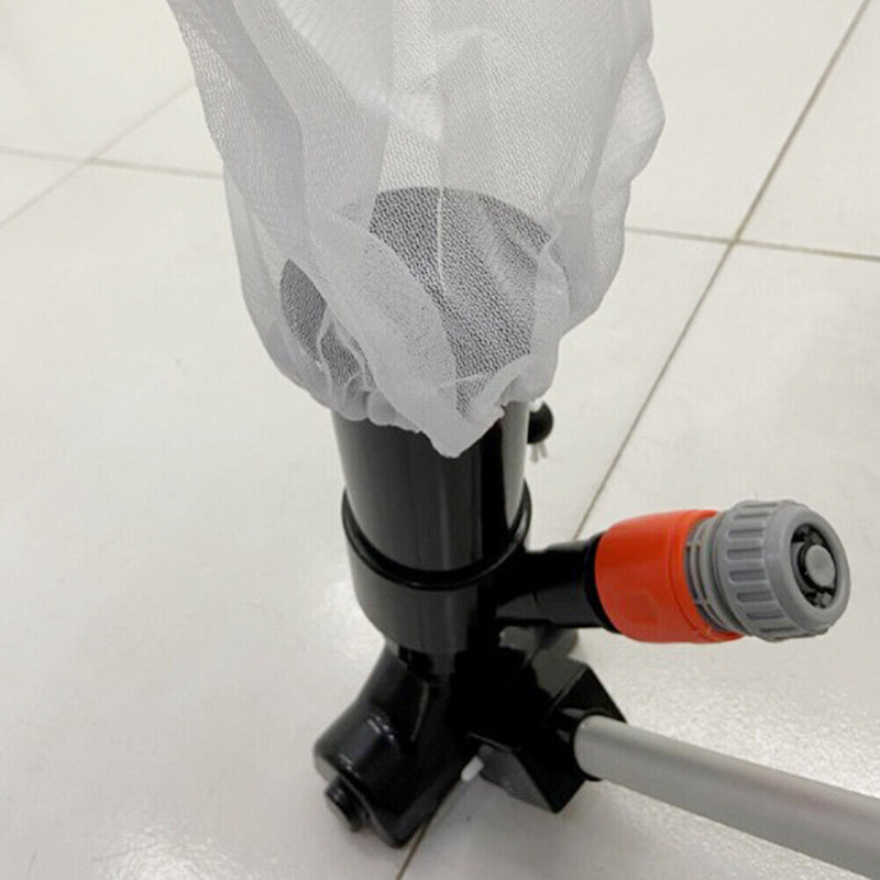 Swimming Pool Vacuum Head with Net Bag Pole Spas Ponds Fountains Brush Cleane