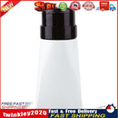 220ml Nail Polish Remover Liquid Bottle Empty Lock Pump Dispenser (White) Newly
