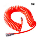 8x5mm Air Compressor Hose Pneumatic PU Telescopic Spring Tube (3 meter) Newly