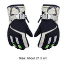 2pcs Kids Outdoor Winter Warm Knitted Ski Gloves Windproof Mountaineering G