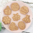 8Pcs/set Cookie Cutte Bee Shape Biscuit Mold DIY Cake T1H Baking Tools O4E9 C2K0