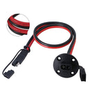10AWG SAE to SAE Chassis Assembled Cover SAE Sidewall Plug Power Cord Cable