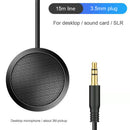 Desktop 3.5mm Conference Microphone 360 Omnidirectional PC Condenser Mic