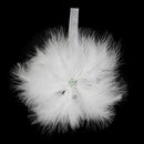 Home Decor Star Christmas Tree Hanging Xmas Ornament White Feather Pendant