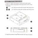 5.25 to 3.5 inches Computer Optical Bay Drive Slot Case Adapter Mounting Newly