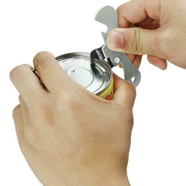 Steel Compact Manual Tin Can Opener Bottle Jar Beer Hot Kitchen Opener