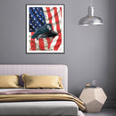 Full Drill Round Diamond Painting Festive Pattern Mosaic Kit Drawing Picture