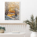Paint By Numbers Kit DIY Snow Treetops Colouring Oil Art Picture Craft