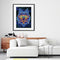 Part Drill Diamond Painting Wolf Luminous Art 5D DIY Special Shaped Picture Kit