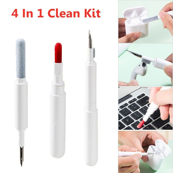 Earbuds Cleaning Pen for Airpods 4 in 1 Cleaner Kit Keyboard Clean Brush