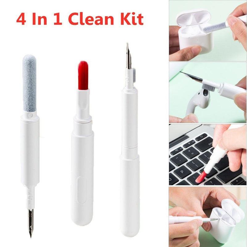 Earbuds Cleaning Pen for Airpods 4 in 1 Cleaner Kit Keyboard Clean Brush