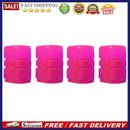 4pcs Luminous Tire Cap Tire Rim Stem Cap Rim Stem Covers for Motorcycles (Pin