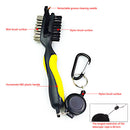 Golf Club Brush Groove Cleaning Brush Two Sided Golf Putter Wedge Ball Cleaner