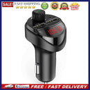 Bluetooth 4.2 FM Transmitter Hands Free Car Kit MP3 Music Player USB Car Charger