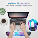 Support Mice Pad Mouse Mat Keyboard Pad Wrist Rest Memory Foam For PC Laptop