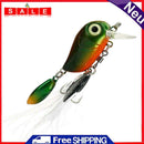 Japanese Mino 3.8cm 5g Topwater Bionic Fishing Lure Bait with Hook (Green)