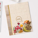 Snail Mushroom Envelope Silicone Clear Seal Stamps for Photo Album Decoration