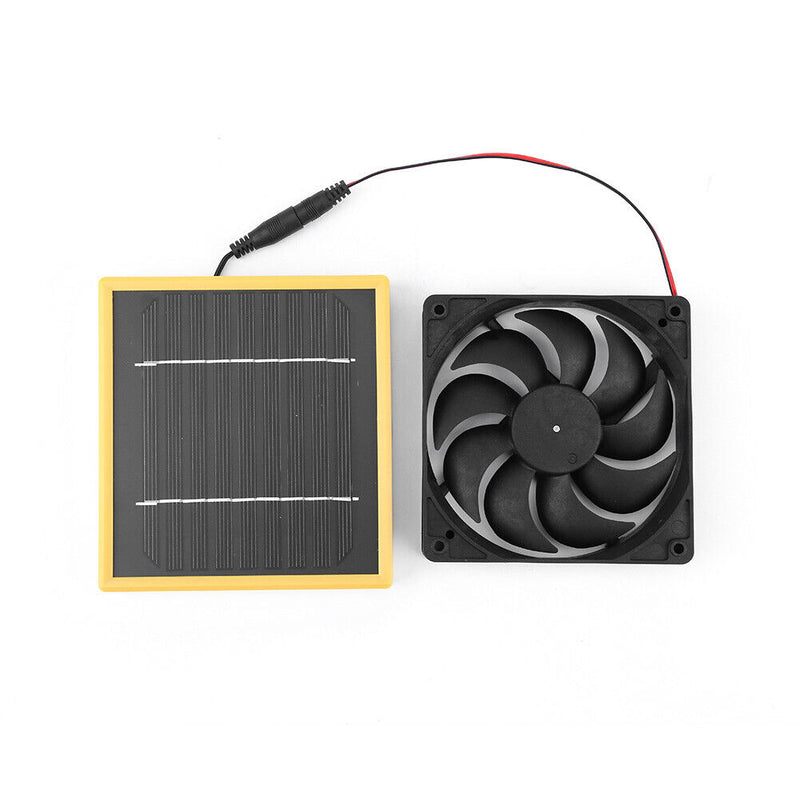 5W 12V 6 inch Air Extractor Waterproof Solar Panel Powered Ventilator Fan