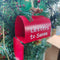 Iron Mailbox Ornament Portable Xmas Tree Pendant Candy Organizer Box C3K6