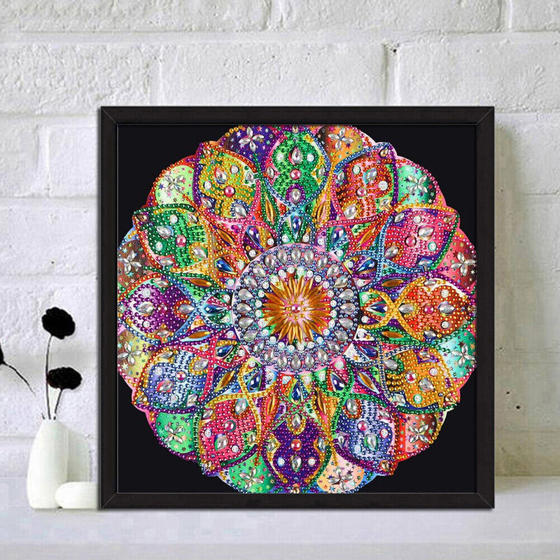 Datura Flower DIY Part Drill Special-Shaped Diamond Painting Mosaic Picture