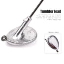 10pcs Tumbler Fishing Head Hooks Carbon Steel Sharp Jig Bait Fishhooks (7g)